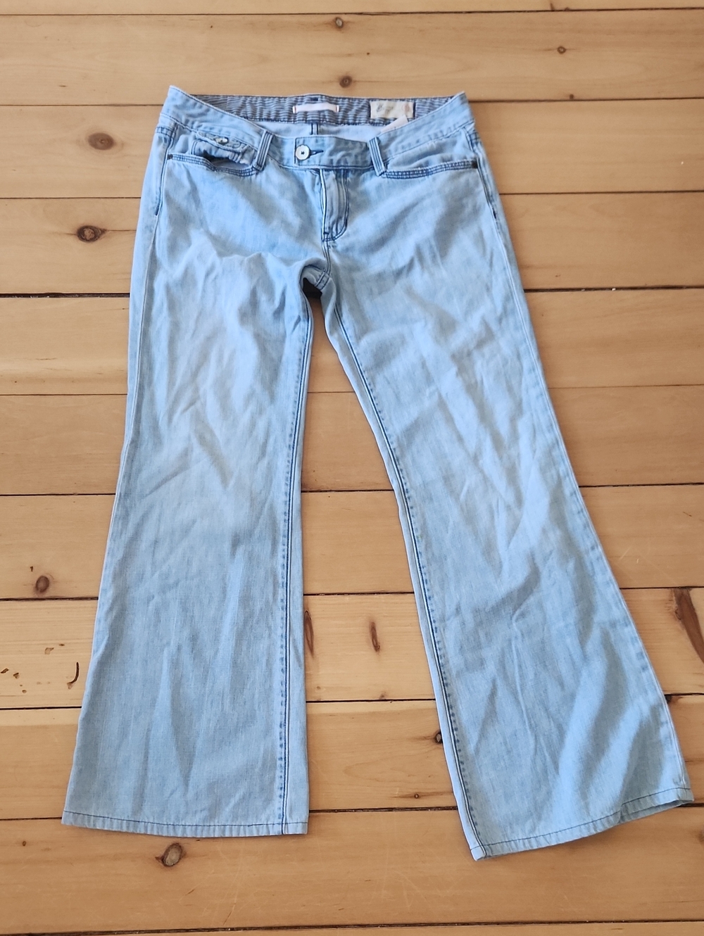 GAP Light Blue Flare Jeans for Women